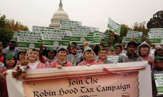 Congress pressed to pass Wall Street “Robin Hood tax”