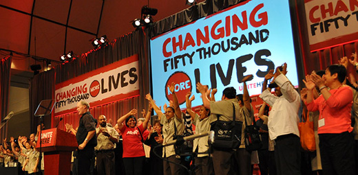 Unite Here: Organizing to change lives