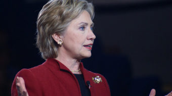 Hillary Clinton and the urn of ashes