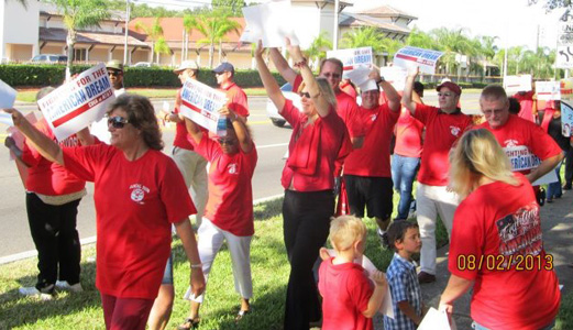 CWA workers fighting for a fair contract with AT&T