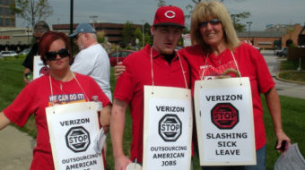 St. Louis labor and community rallies to support Verizon strikers