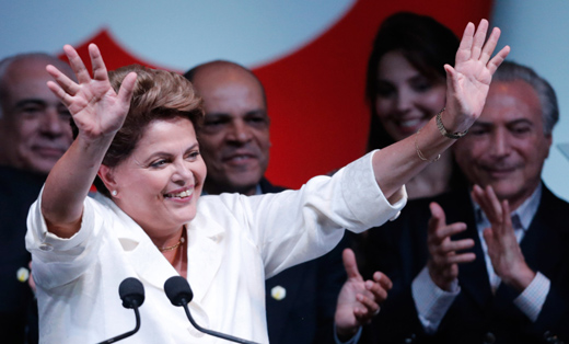 Brazil’s Dilma Rousseff re-elected in close vote