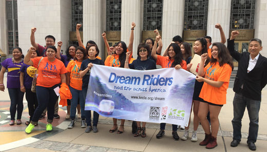 Dream Riders hit the road to respond to Donald Trump