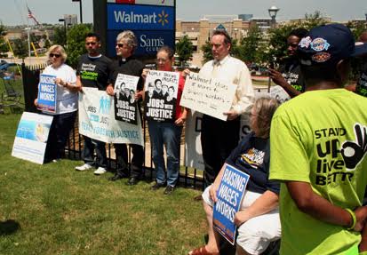 Activists demand re-hiring at Walmart