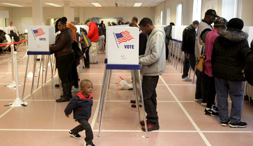 Record numbers vote early in Cleveland