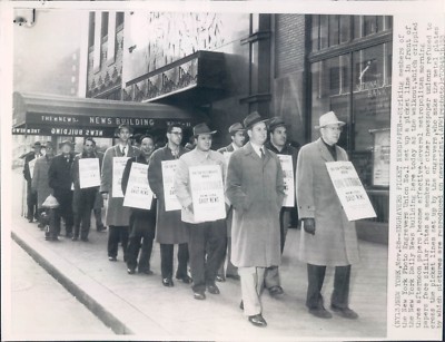 Today in labor history: Photo engravers go on strike