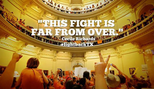 Republicans win a round on Texas anti-abortion law