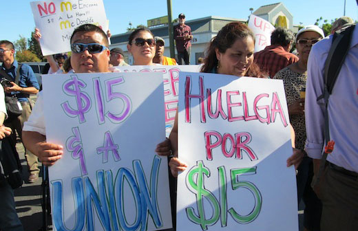 Fast food workers’ strike is “March on Corporate America”