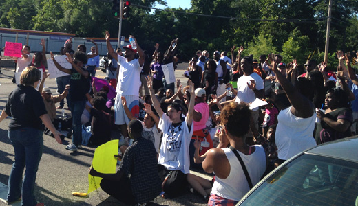 Protesters speak out on massive failure of policing in Ferguson