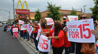 Fast food workers striking all over the world