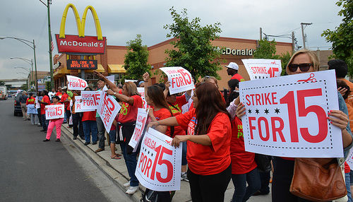 Fast food workers striking all over the world