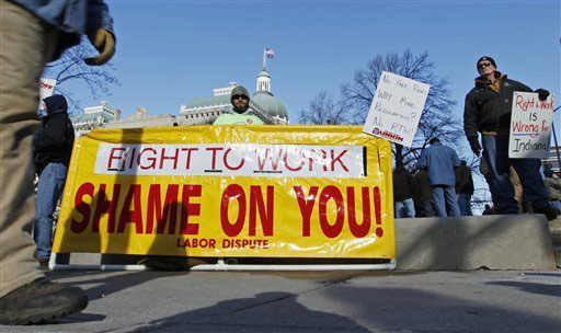 Indiana court tosses state’s right-to-work law