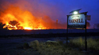 Wildfire cuts path of death and destruction through Arizona