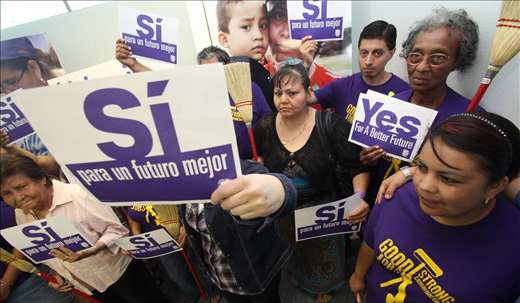Houston janitors’ strike may spread to other cities