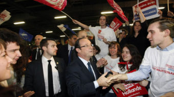 Left wins first round in French legislative vote