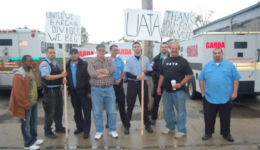 Armored vehicle operators form union, demand respect