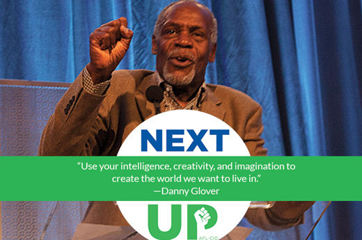 Danny Glover tells young unionists they are making history