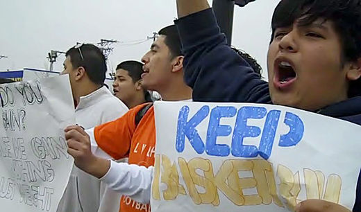 Chicago students walkout to protest sports cuts