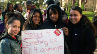 Bloomsburg University students call for justice for Trayvon
