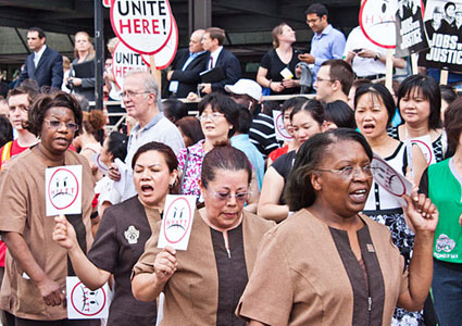 Hyatt continues attack on housekeepers