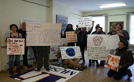 Youth march and tribute to Craig Gauthier mark African American History month