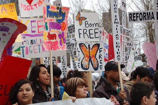 Progress toward immigration bill? Not without “street heat”