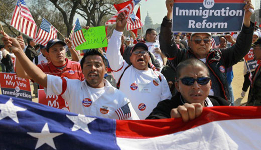 Immigration advocates lobby Congress, despite shutdown
