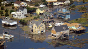 Tea party tries to stop hurricane cleanup