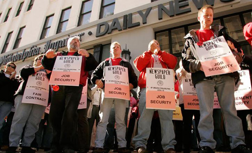 Layoffs continue as newspaper workers continue fight for fair wages, job security