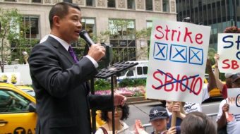 Protestors take a swing at MLB on Arizona