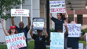 Postal unions plan national protests vs. closings