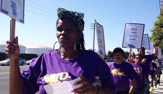 Long Beach caregivers strike for safer working conditions