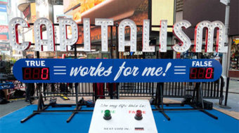 Art project asks: Is capitalism working for you?