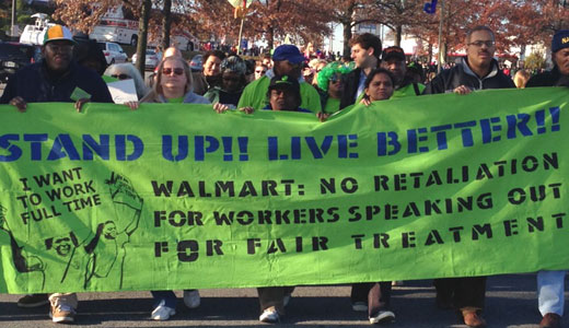 Walmart workers strike on Black Friday