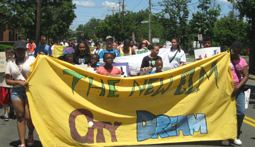 Youth march for jobs and to end violence