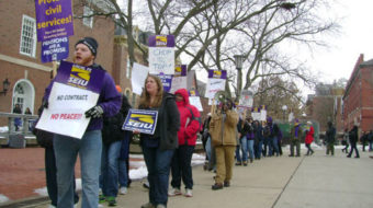 University of Illinois forces strike on campus workers