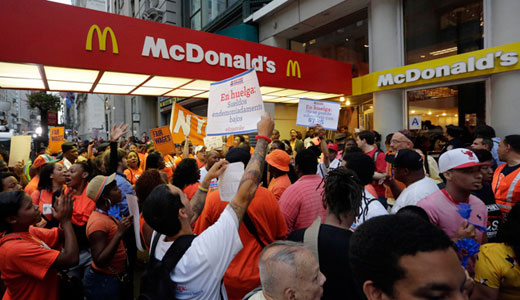 $5.2 billion McDonald’s CEO has $8.25 per hour mom arrested