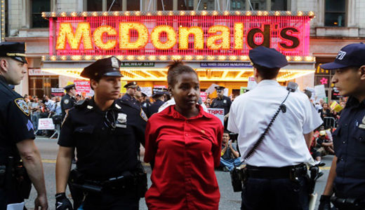 Fast food workers walk off the job in 190 cities