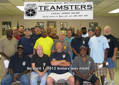 Teamsters sanitation workers picket private firm in 19 cities