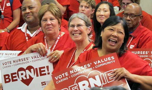 Here’s why the Nurses Union endorsed Bernie Sanders over Clinton