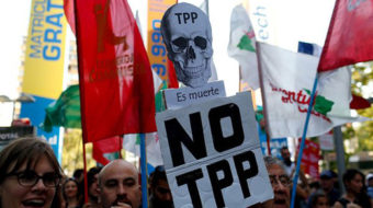 Trans-Pacific Partnership protests mount