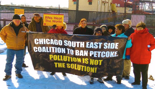 Chicago community fights petcoke, pile by pile