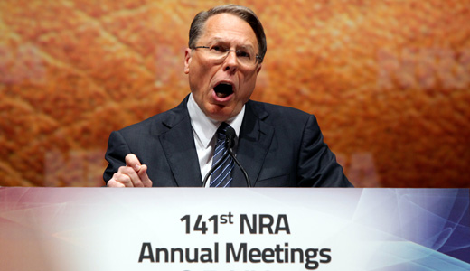 Shock and awe at the NRA convention, a 2012 happening