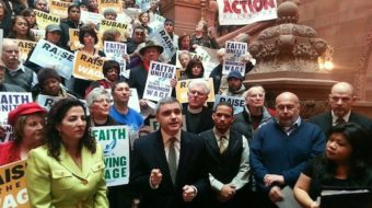 Labor coalition urges N.Y. to raise minimum wage