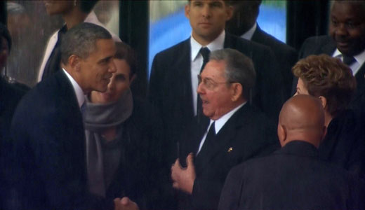 Obama-Castro handshake has meaning