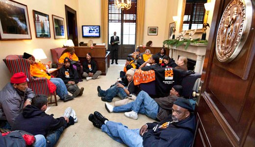 Occupiers message to Congress: All we want for Christmas is good jobs