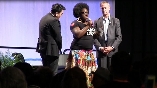 Black Lives Matter disrupts Netroots presidential forum