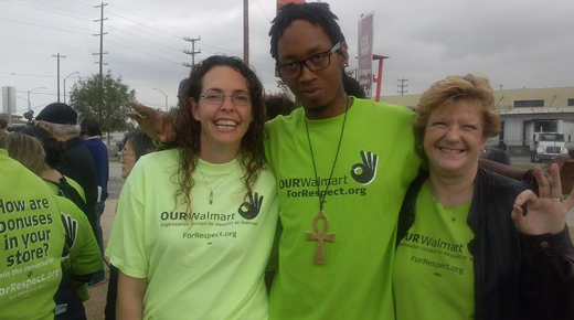 On-site report from LA Walmart sit-in