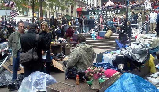 Wall Street occupation grows by the day