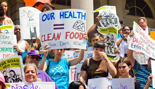 New Yorkers continue the fight for paid sick leave